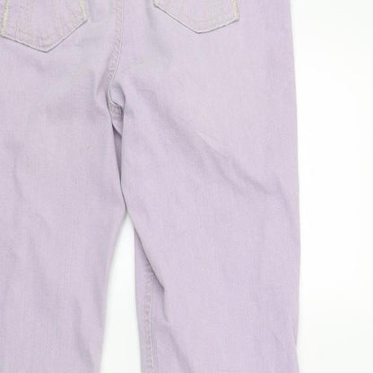 Marks and Spencer Womens Purple  Denim Straight Jeans  L26 in