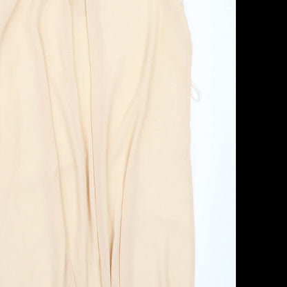 Womens UK Size 10 NEXT Beige Basic Blouse