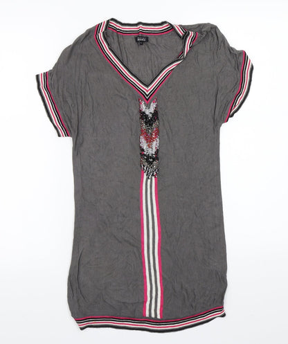 GEORGES RECH Womens Grey   Basic T-Shirt Size XS