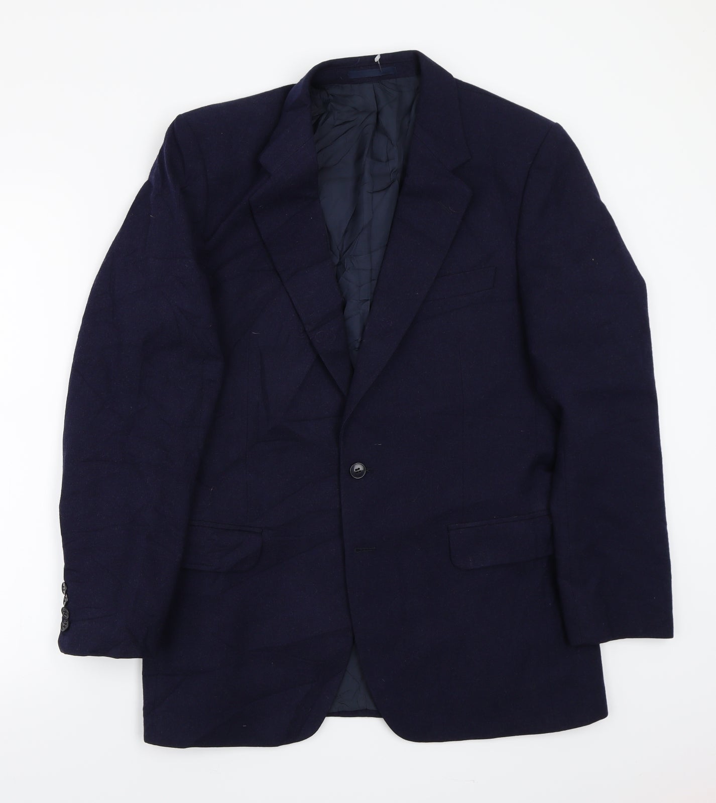 Mens UK Size 38 Marks and Spencer Regular Blue Suit Jacket