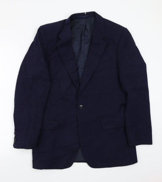 Mens UK Size 38 Marks and Spencer Regular Blue Suit Jacket
