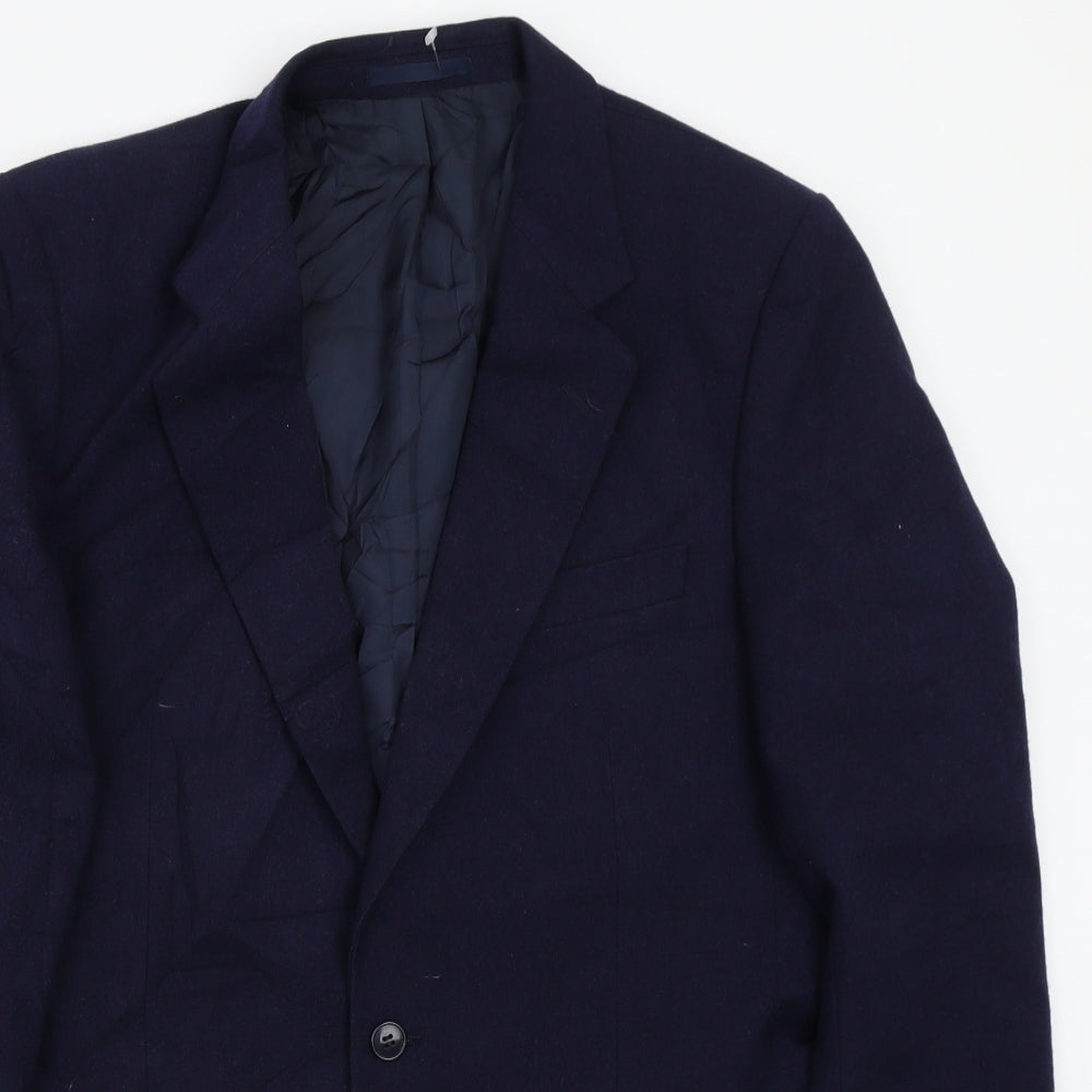 Mens UK Size 38 Marks and Spencer Regular Blue Suit Jacket