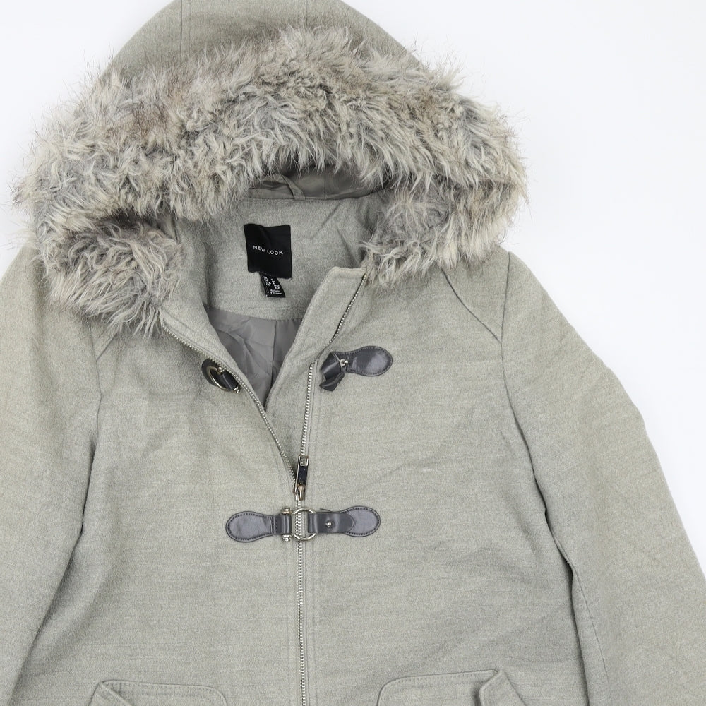 Newlook Womens Grey   Jacket Coat Size 12