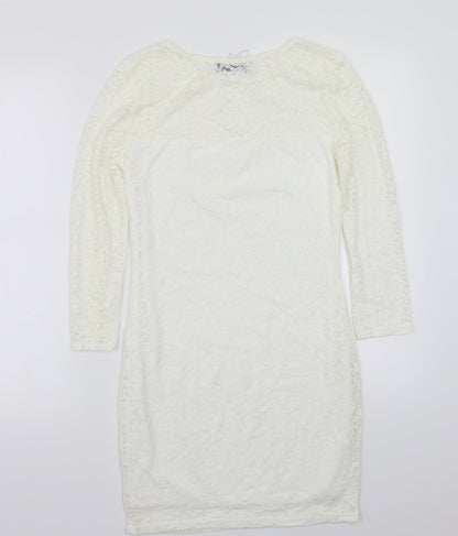 Club L Womens White   A-Line  Size 10