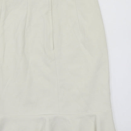 H&M Womens White   A-Line Skirt Size 6