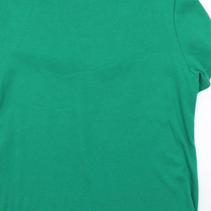 Womens UK Size L Klass Green Basic T-Shirt