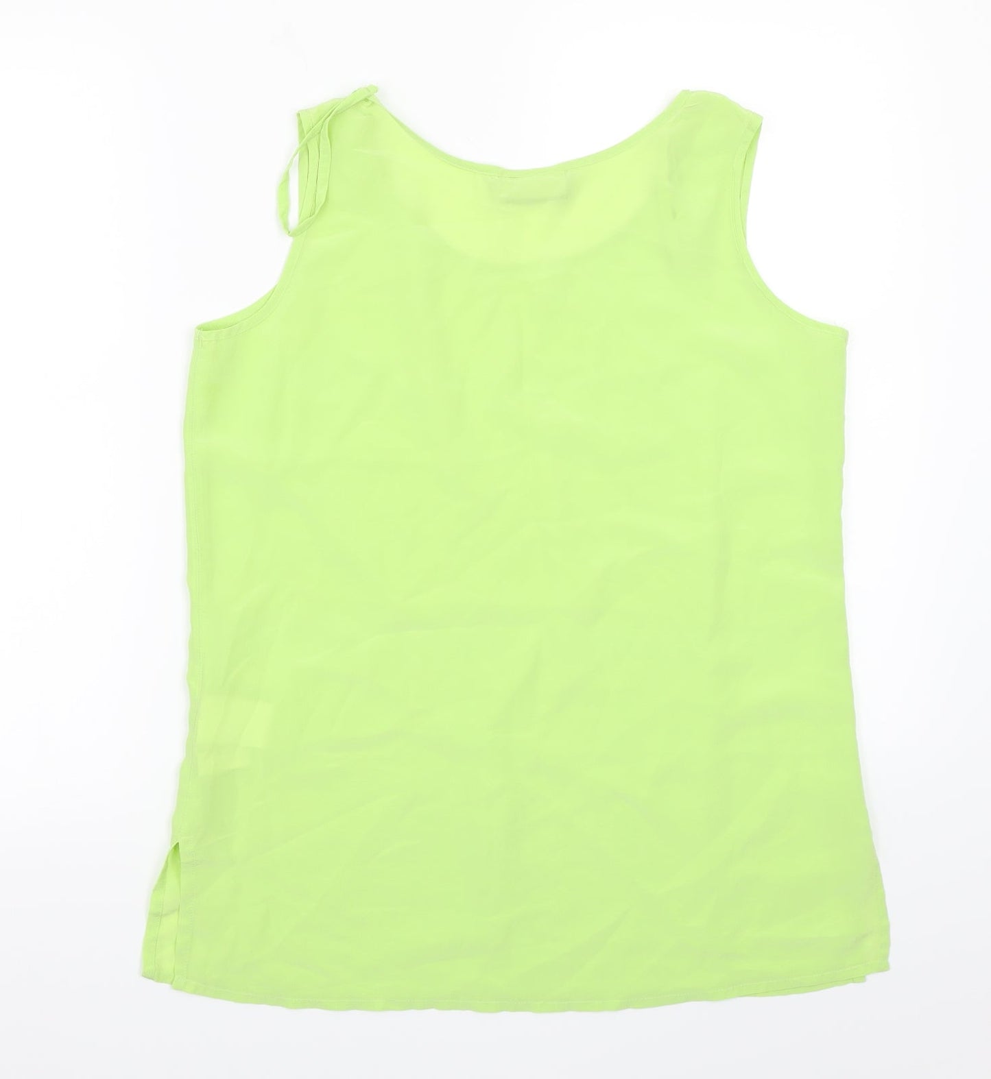 Womens UK Size 10 Your 6th sense Green Basic T-Shirt