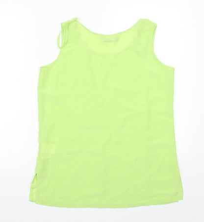 Womens UK Size 10 Your 6th sense Green Basic T-Shirt