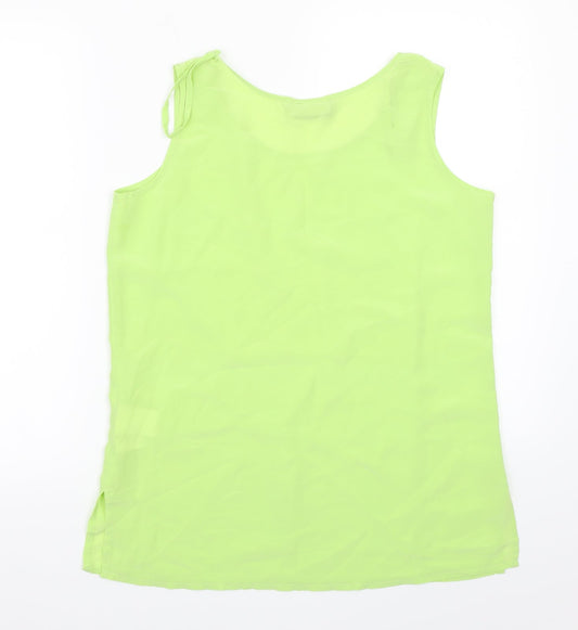 Womens UK Size 10 Your 6th sense Green Basic T-Shirt