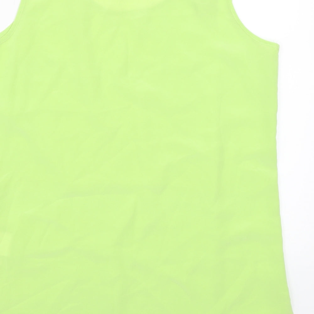 Womens UK Size 10 Your 6th sense Green Basic T-Shirt