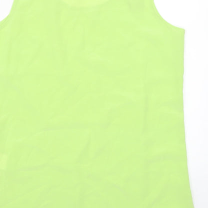 Womens UK Size 10 Your 6th sense Green Basic T-Shirt