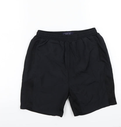NEXT Boys Black   Sweat Shorts Size 7 Years