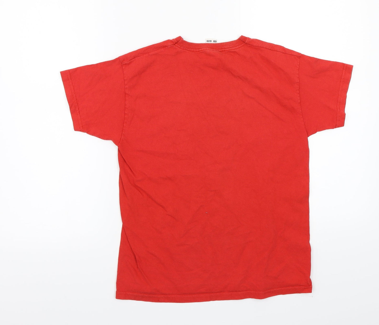 Fruit of the Loom Girls Red   Basic T-Shirt Size 9-10 Years