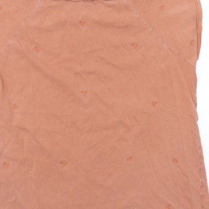 Womens UK Size 14 NEXT Orange Basic T-Shirt