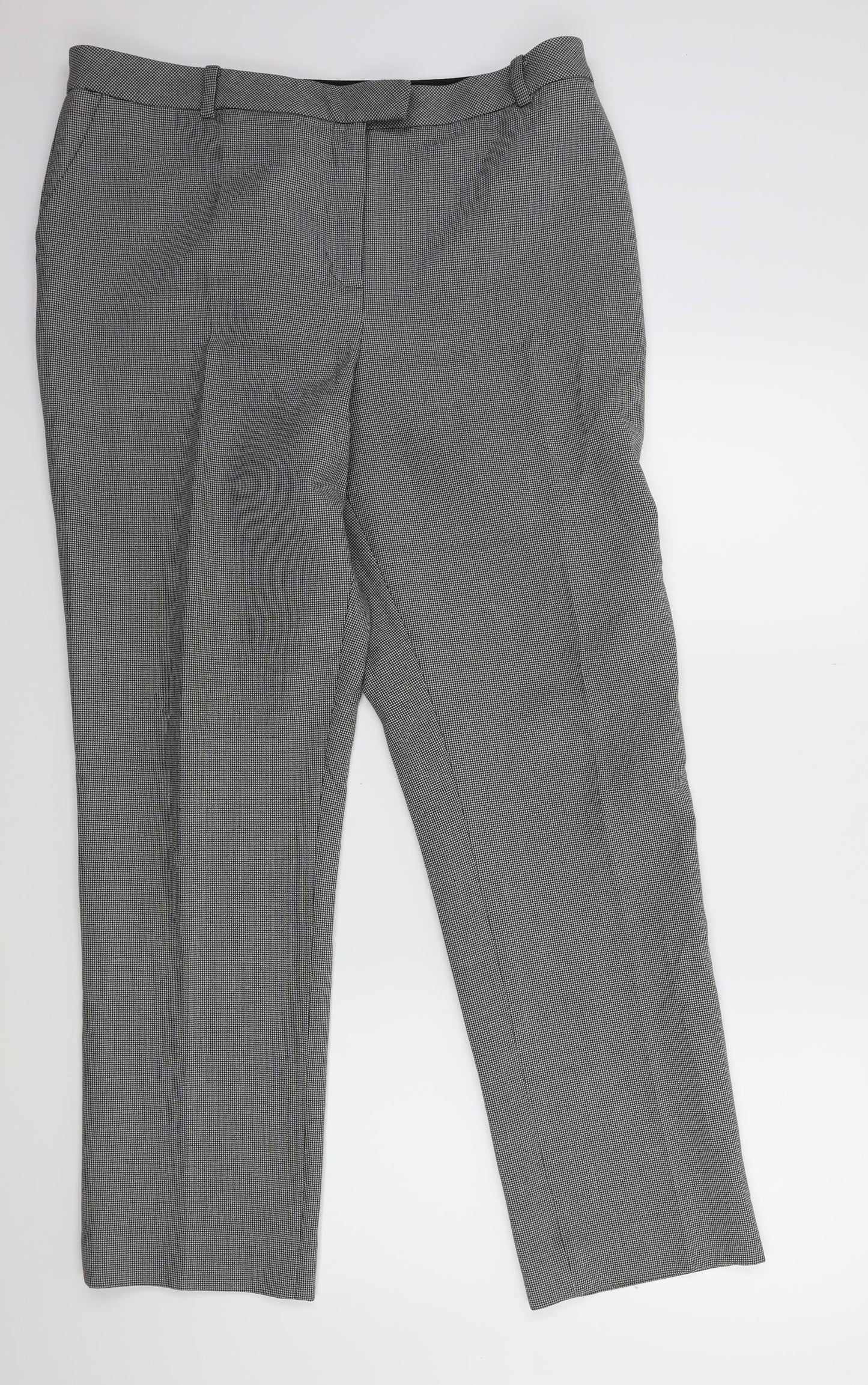 Womens UK Size 34 in Preworn Regular Fit  Black Trousers