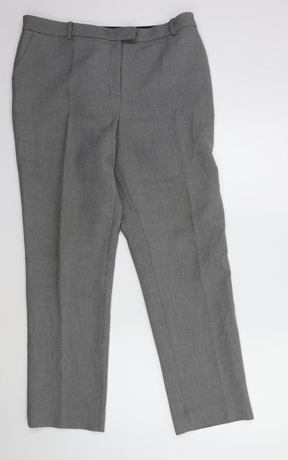 Womens UK Size 34 in Preworn Regular Fit  Black Trousers