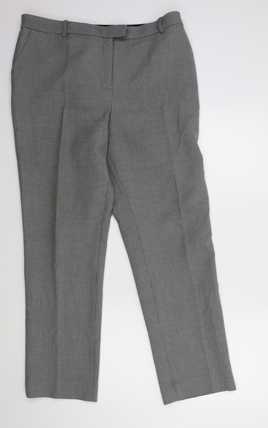 Womens UK Size 34 in Preworn Regular Fit  Black Trousers