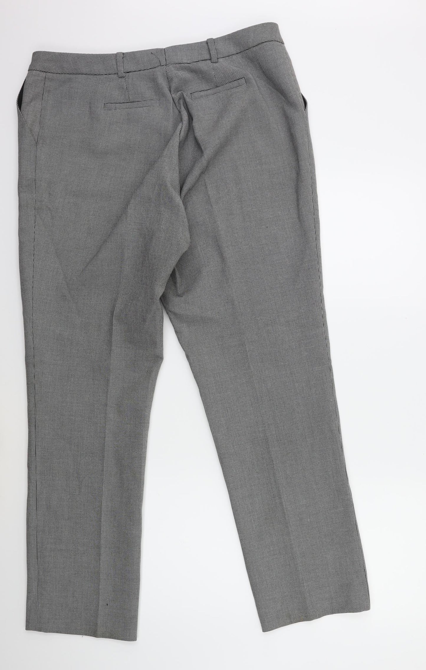 Womens UK Size 34 in Preworn Regular Fit  Black Trousers