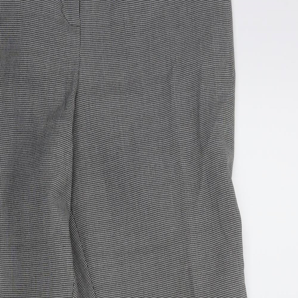 Womens UK Size 34 in Preworn Regular Fit  Black Trousers