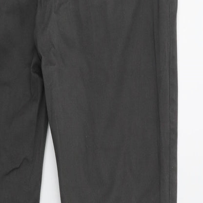 Womens UK Size 14 Denim & Co. Regular Fit Chino Green Trousers