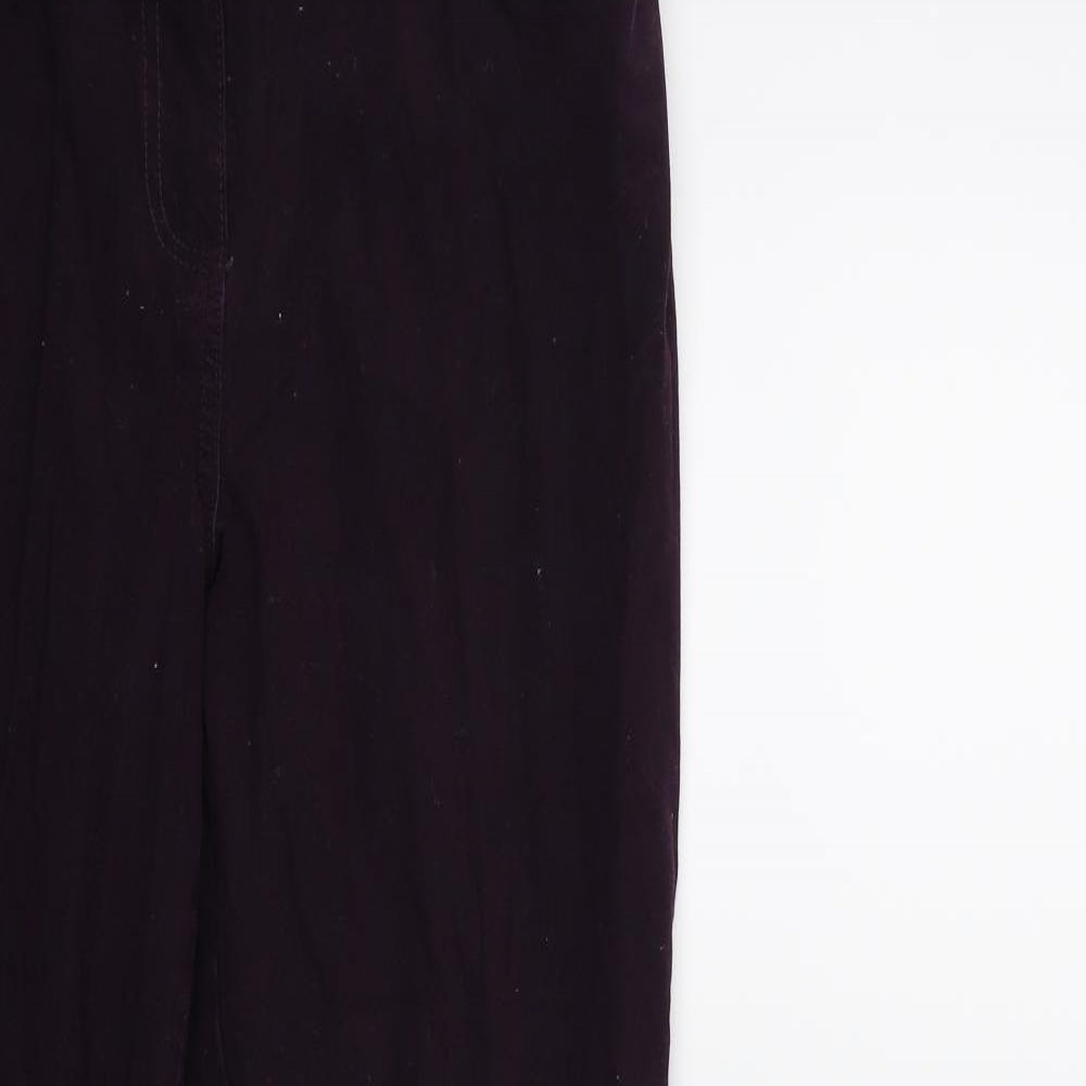 Maine Womens Purple   Trousers  Size 14 L29 in
