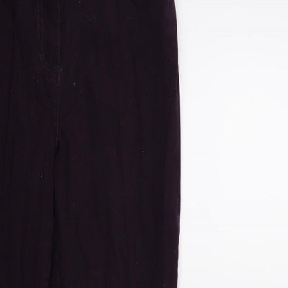 Maine Womens Purple   Trousers  Size 14 L29 in