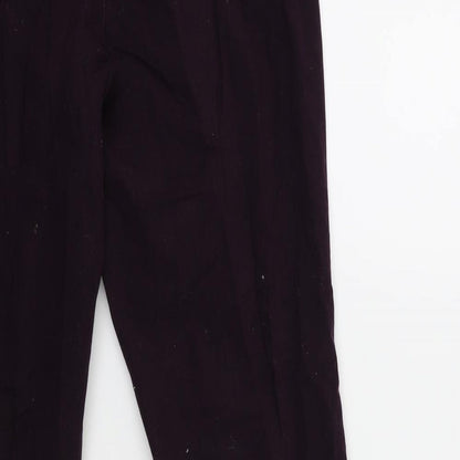 Maine Womens Purple   Trousers  Size 14 L29 in