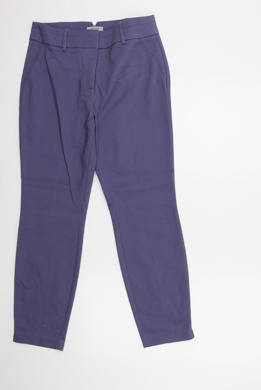 Womens UK Size 12 Papaya Regular Fit  Blue Trousers
