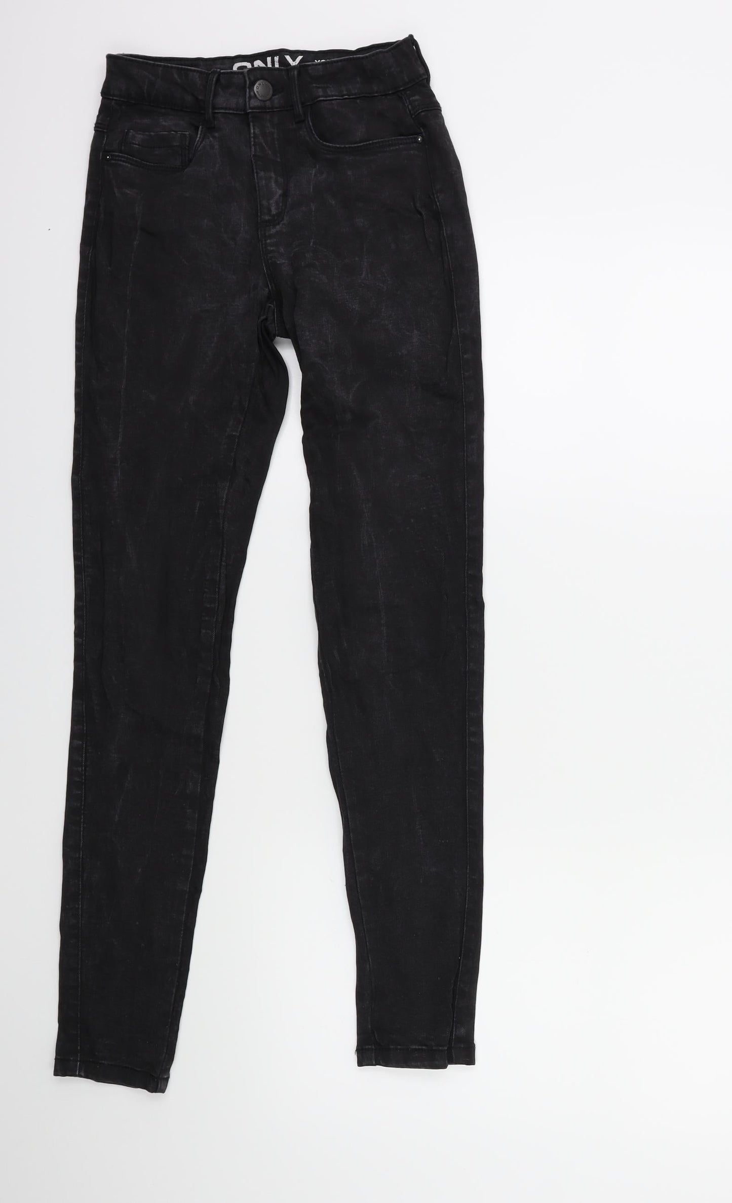 Only Womens Black  Denim Skinny Jeans Size XS L28 in - Acid wash