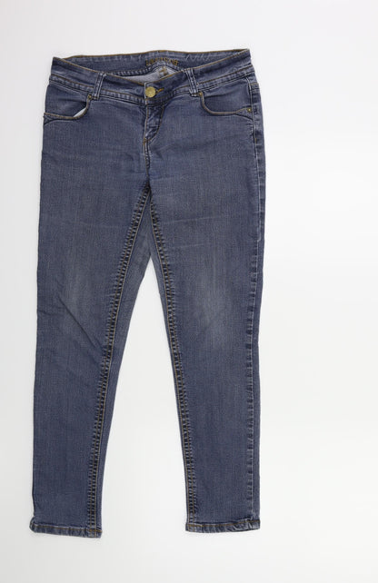 Womens UK Size 30 in Preworn Regular Fit Skinny Blue Jeans