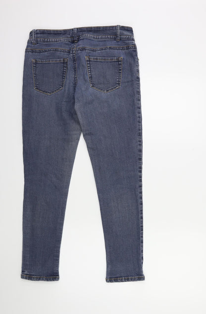 Womens UK Size 30 in Preworn Regular Fit Skinny Blue Jeans