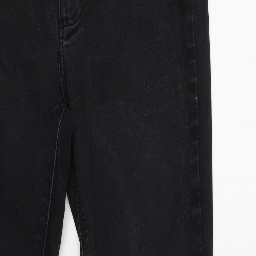 Denim & Co. Womens Black  Denim Skinny Jeans Size 10 L27 in