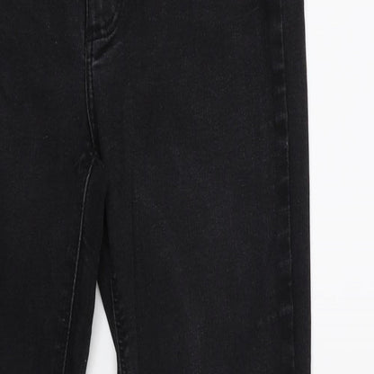 Denim & Co. Womens Black  Denim Skinny Jeans Size 10 L27 in