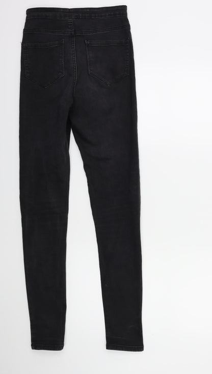 Denim & Co. Womens Black  Denim Skinny Jeans Size 8 L30 in