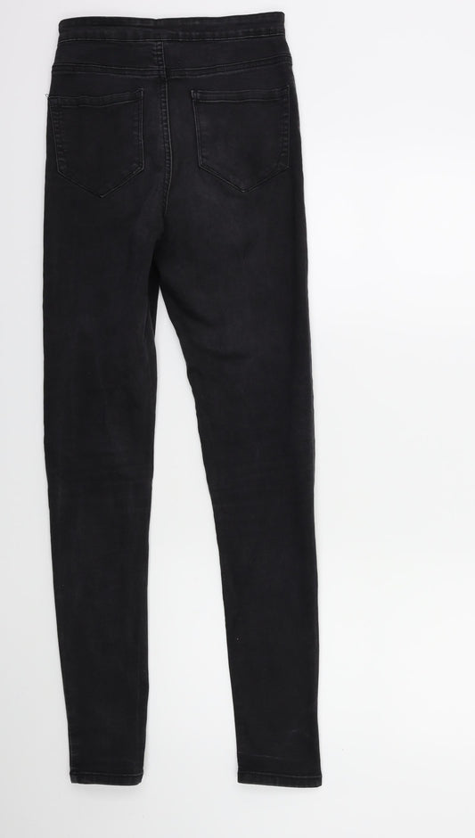 Denim & Co. Womens Black  Denim Skinny Jeans Size 8 L30 in