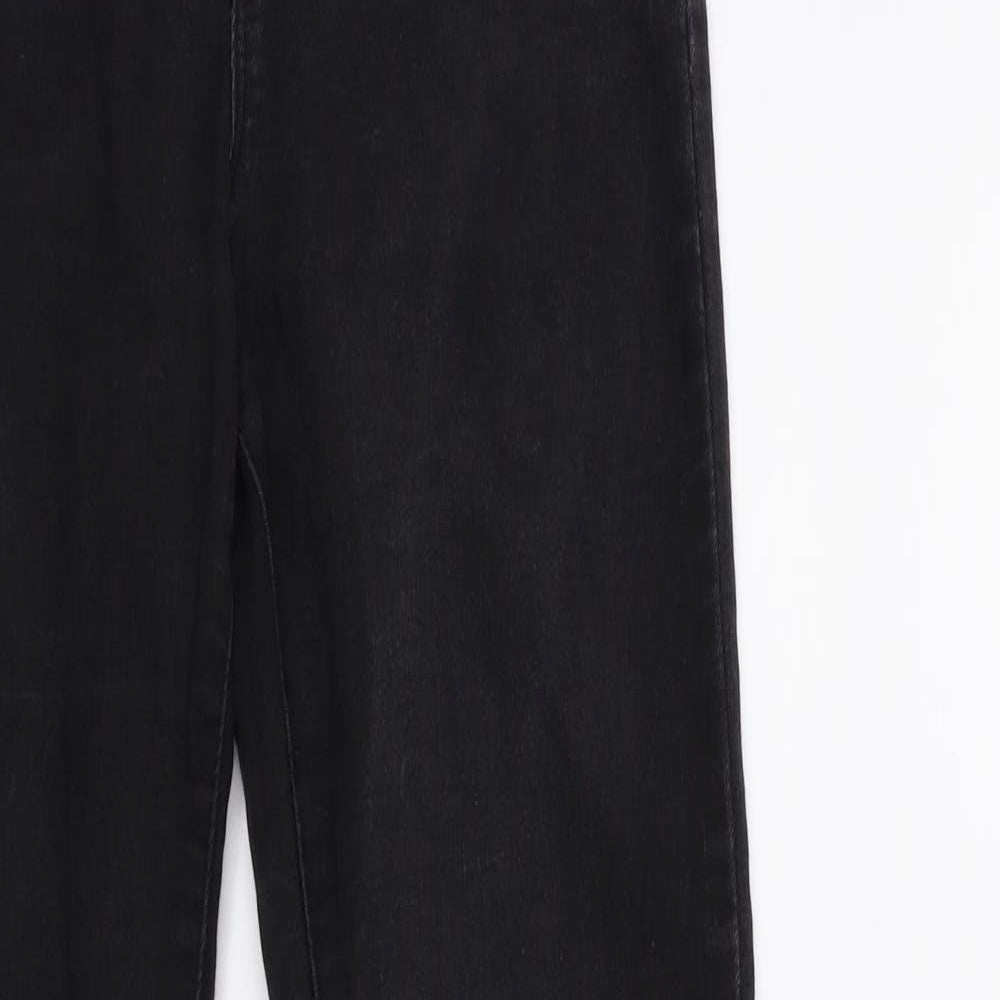 Denim & Co. Womens Black  Denim Skinny Jeans Size 8 L30 in