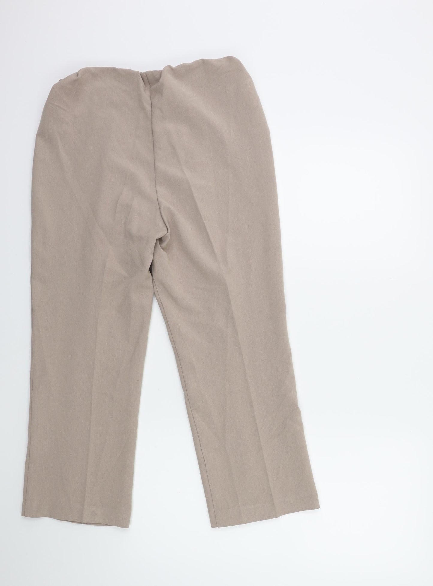 Womens UK Size 10 Classics Regular Fit  Beige Trousers