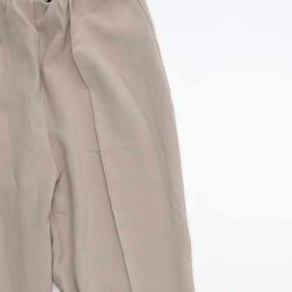 Womens UK Size 10 Classics Regular Fit  Beige Trousers