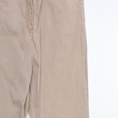 Matalan Womens Pink  Denim Skinny Jeans Size 12 L25 in