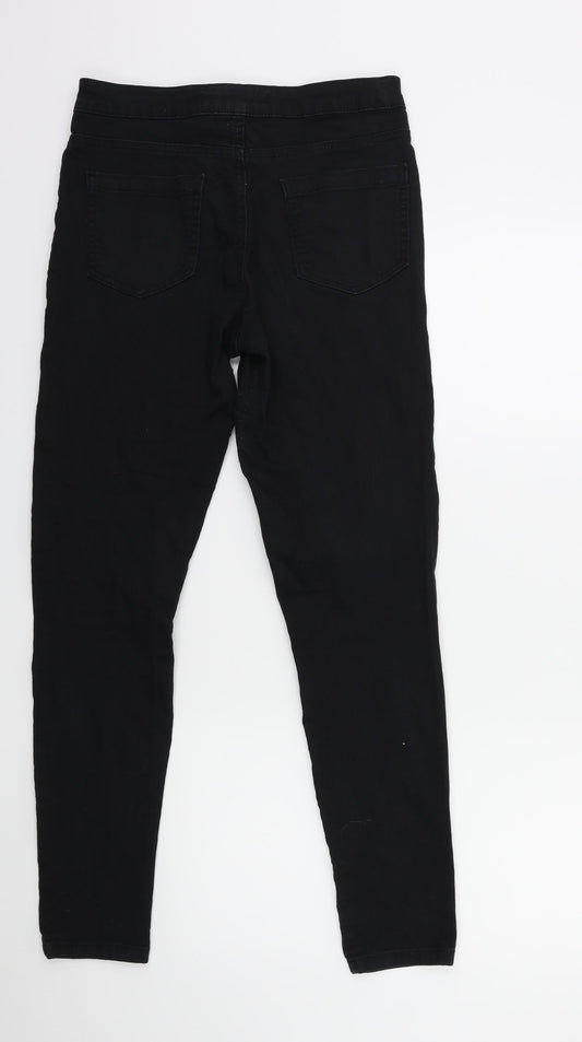 Denim & Co. Womens Blue  Denim Skinny Jeans Size 12 L28 in