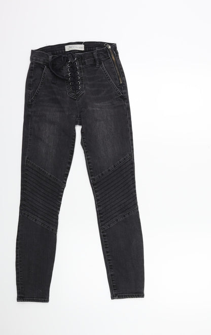 Gap Womens Black  Denim Skinny Jeans Size 24 in L26 in