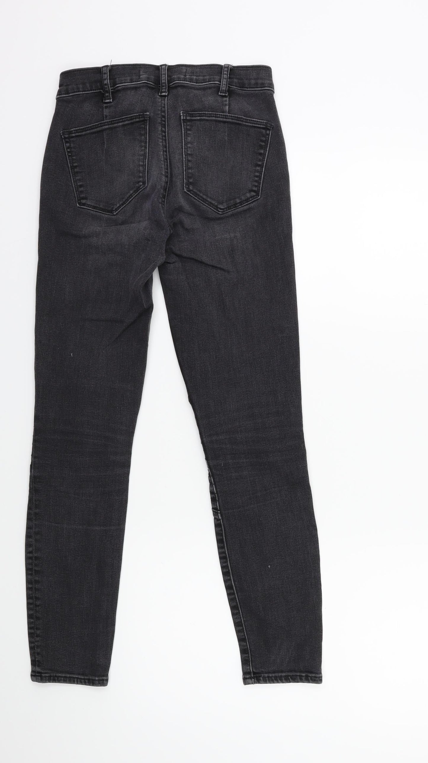 Gap Womens Black  Denim Skinny Jeans Size 24 in L26 in