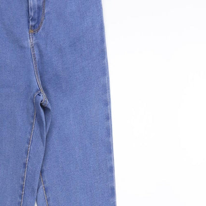 Denim & Co. Womens Blue  Denim Skinny Jeans Size 6 L26 in