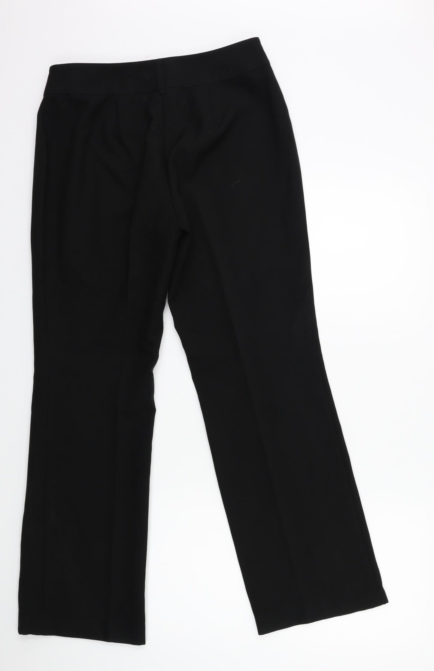 Womens UK Size 10 Papaya Regular Fit  Black Trousers