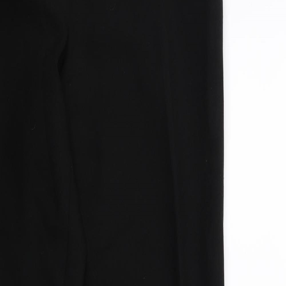 Womens UK Size 10 Papaya Regular Fit  Black Trousers