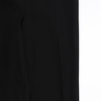 Womens UK Size 10 Papaya Regular Fit  Black Trousers