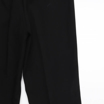 Womens UK Size 10 Papaya Regular Fit  Black Trousers