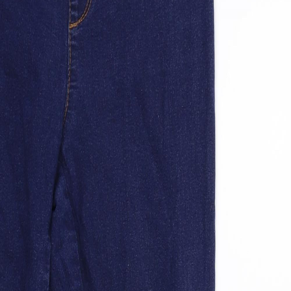 Denim & Co. Womens Blue  Denim Jegging Jeans Size 8 L28 in