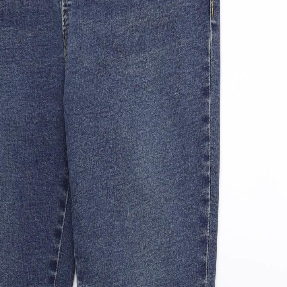 TU Womens Blue  Denim Skinny Jeans Size 12 L20 in
