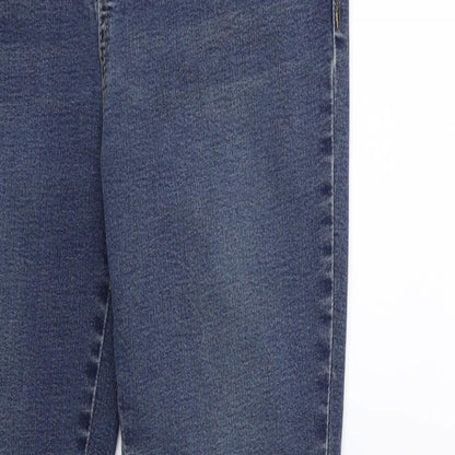 TU Womens Blue  Denim Skinny Jeans Size 12 L20 in